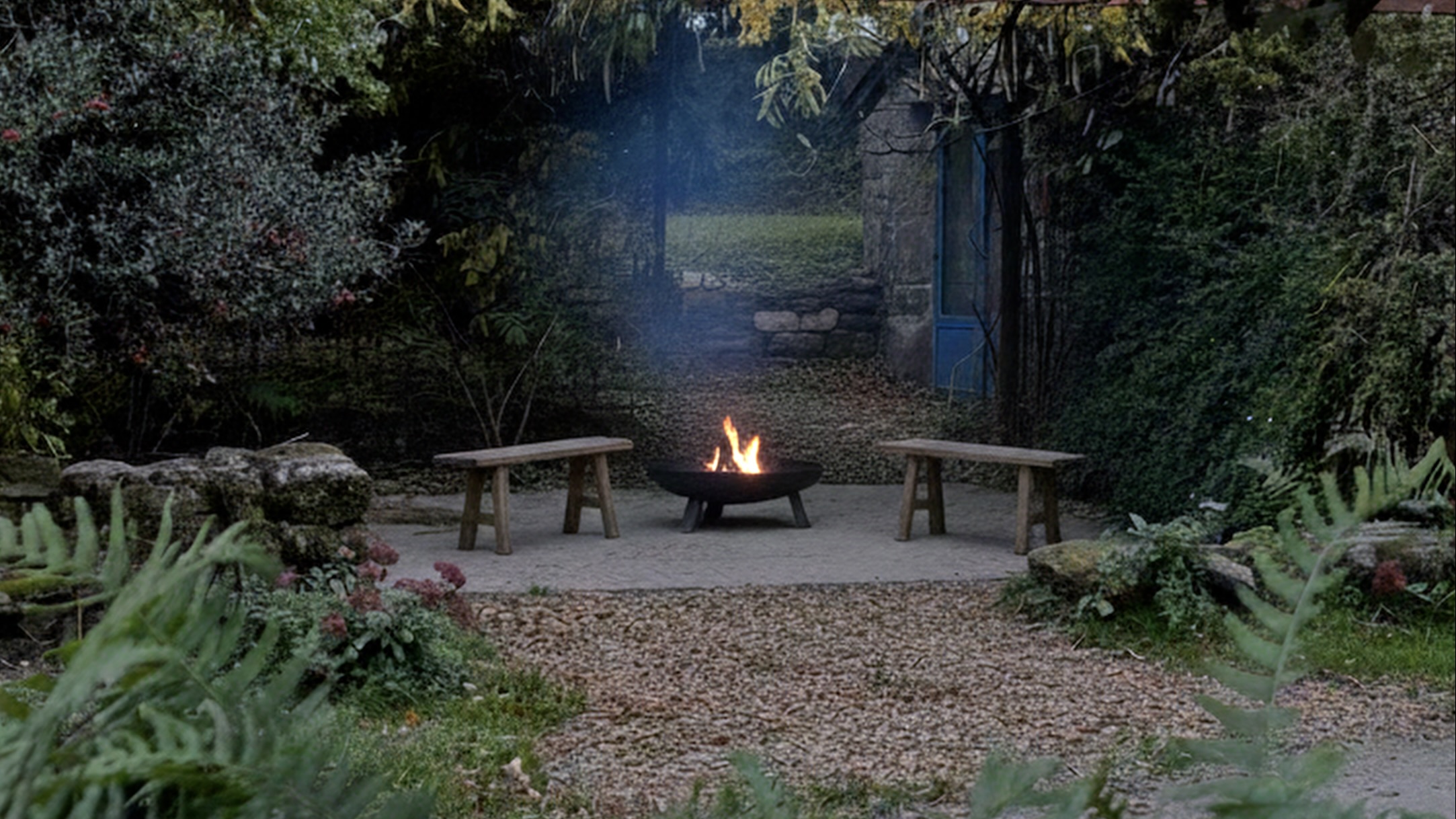 Brasero au village du Val Richard-Lizio