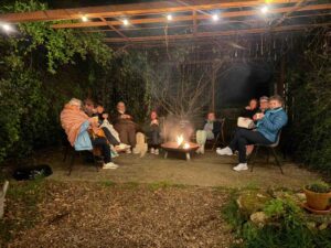 Soirée autour du brasero