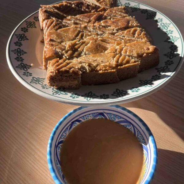 Gateau breton et caramel