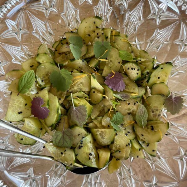 Salade courgettes