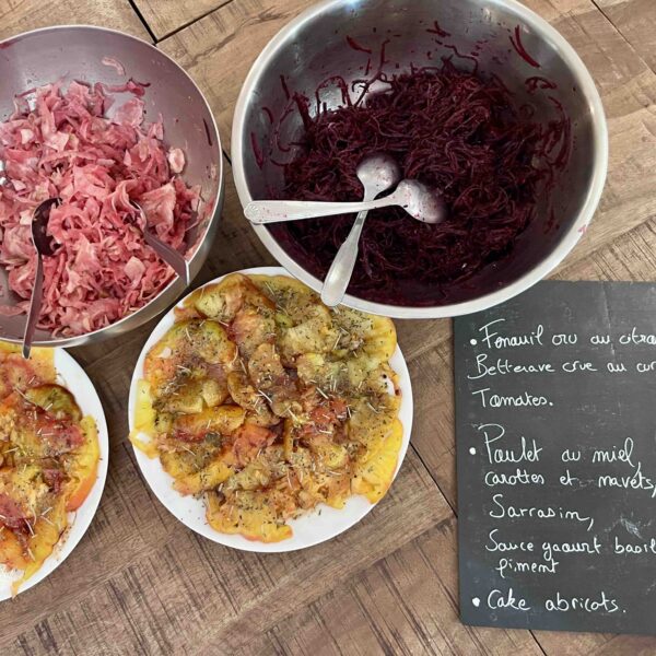 Salade betteraves tomates