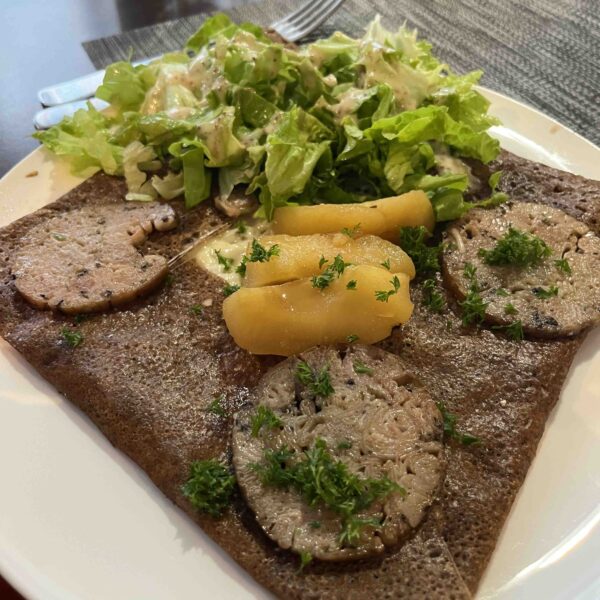 Galette à l'andouille