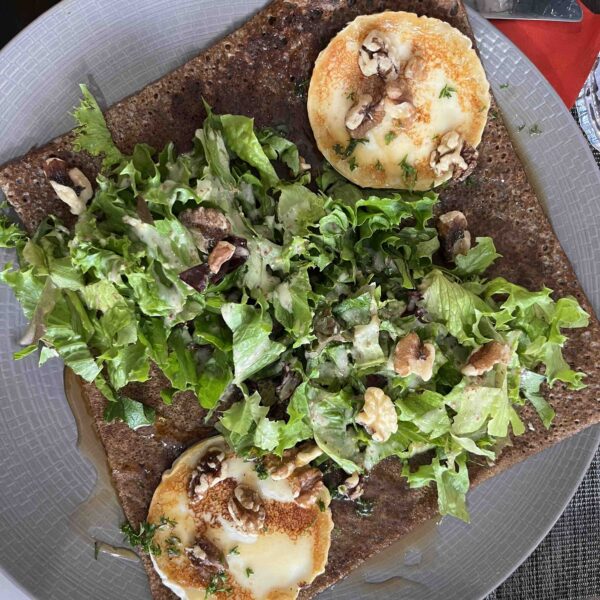 Galette chèvre miel
