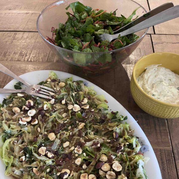 Salade noisettes